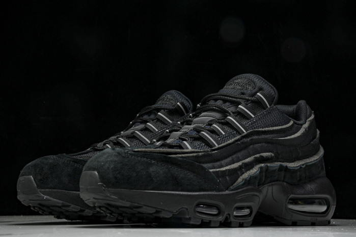 NK Air Max 95 Comme Des Garcons Black Grey CDG CU8406 001