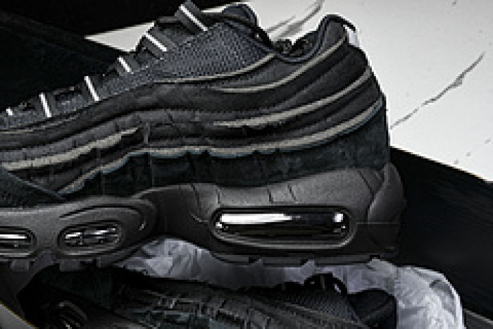 NK Air Max 95 Comme Des Garcons Black Grey CDG CU8406 001