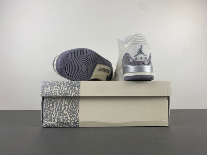 Air Jordan 3 “Sail/Metallic Silver” CK9246-100