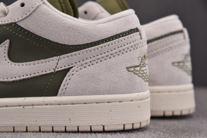 Air Jordan 1 Low SE Medium Olive Sail HV4089-201